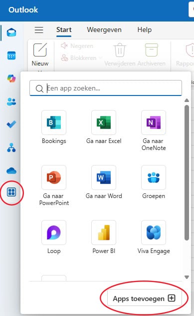 Vertalen voor Outlook - Meer apps
