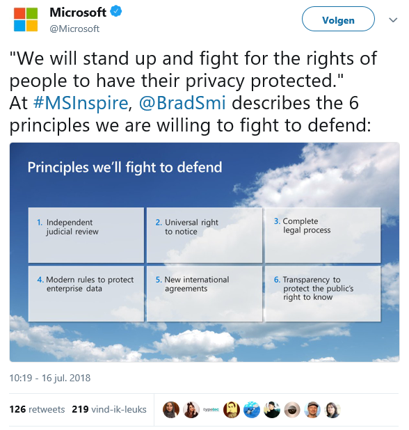 Cybersecurity - Microsoft 6 principles fight to defend