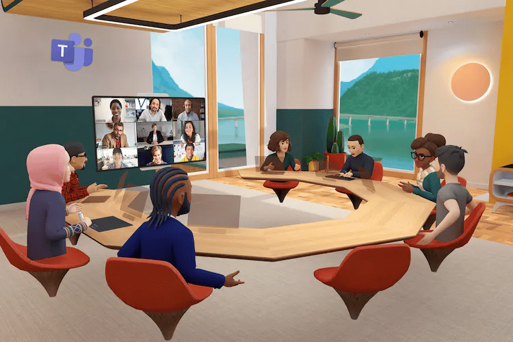 Microsoft Teams Virtual Reality