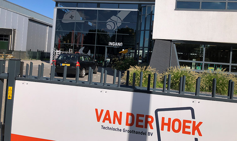 Van der Hoek Groothandel - ingang