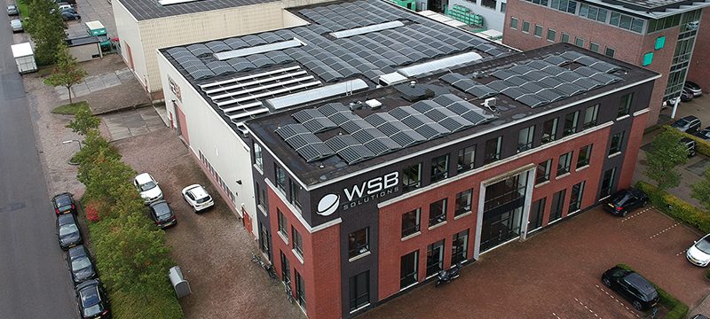 WSB Solutions pand vanuit lucht