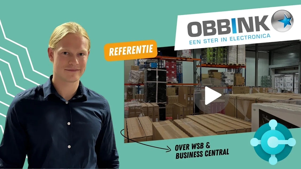 Video Obbink magazijn ERP systeem Business Central