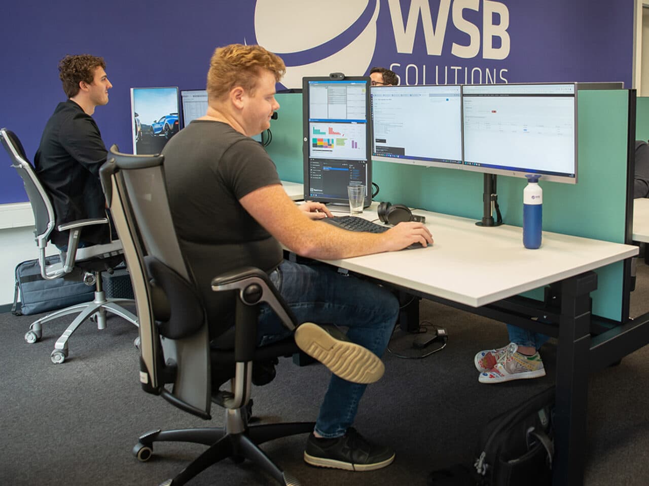 Binnen kijken bij WSB - eerste etage supportafdeling